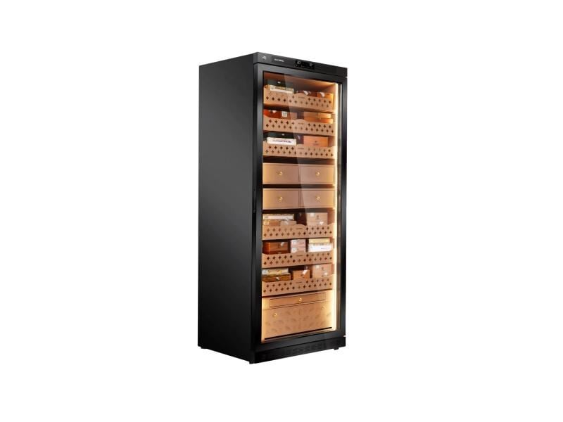 Raching Siyah Ahşap Profesyonel Elektronik Humidor Puro Dolabı MON5800AMON5800ARaching