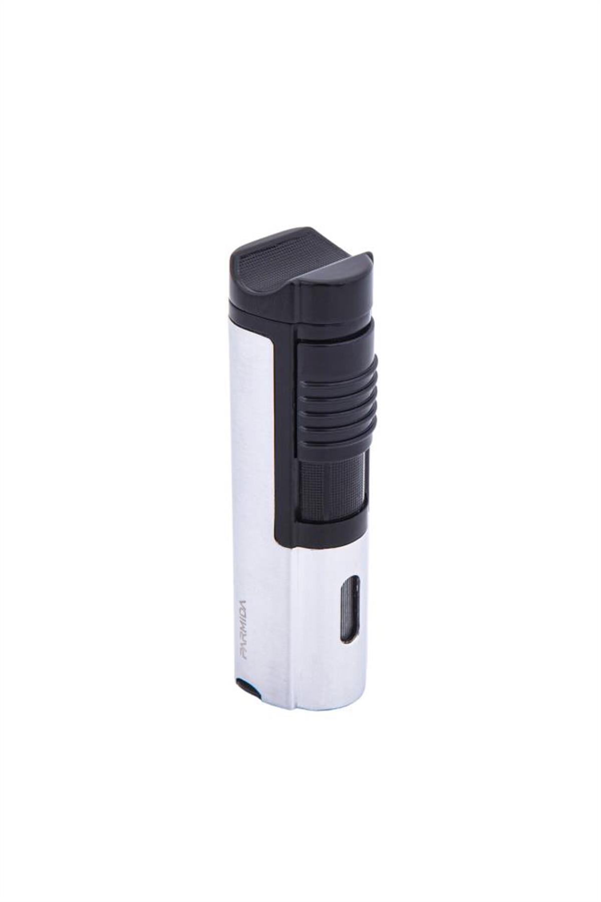 Parmida 3 Torch Pürmüz Gümüş Puro Çakmağı PCM0557