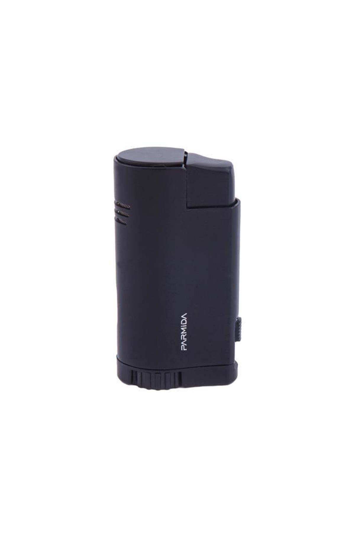 Parmida 3 Torch Pürmüz Siyah Puro Çakmağı PCM0483