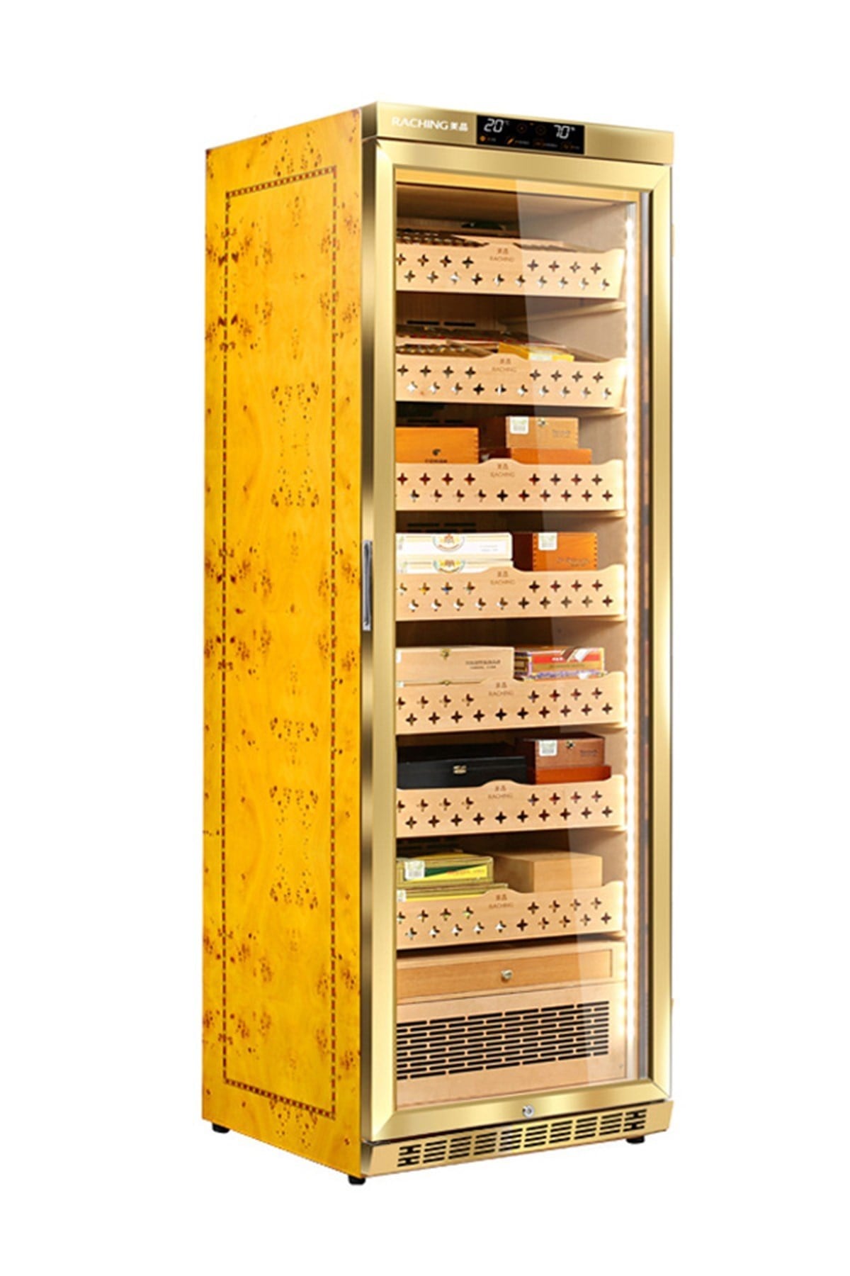 Raching Elektronik Puro Dolabı Gold MON3800ARCHNG-1Raching