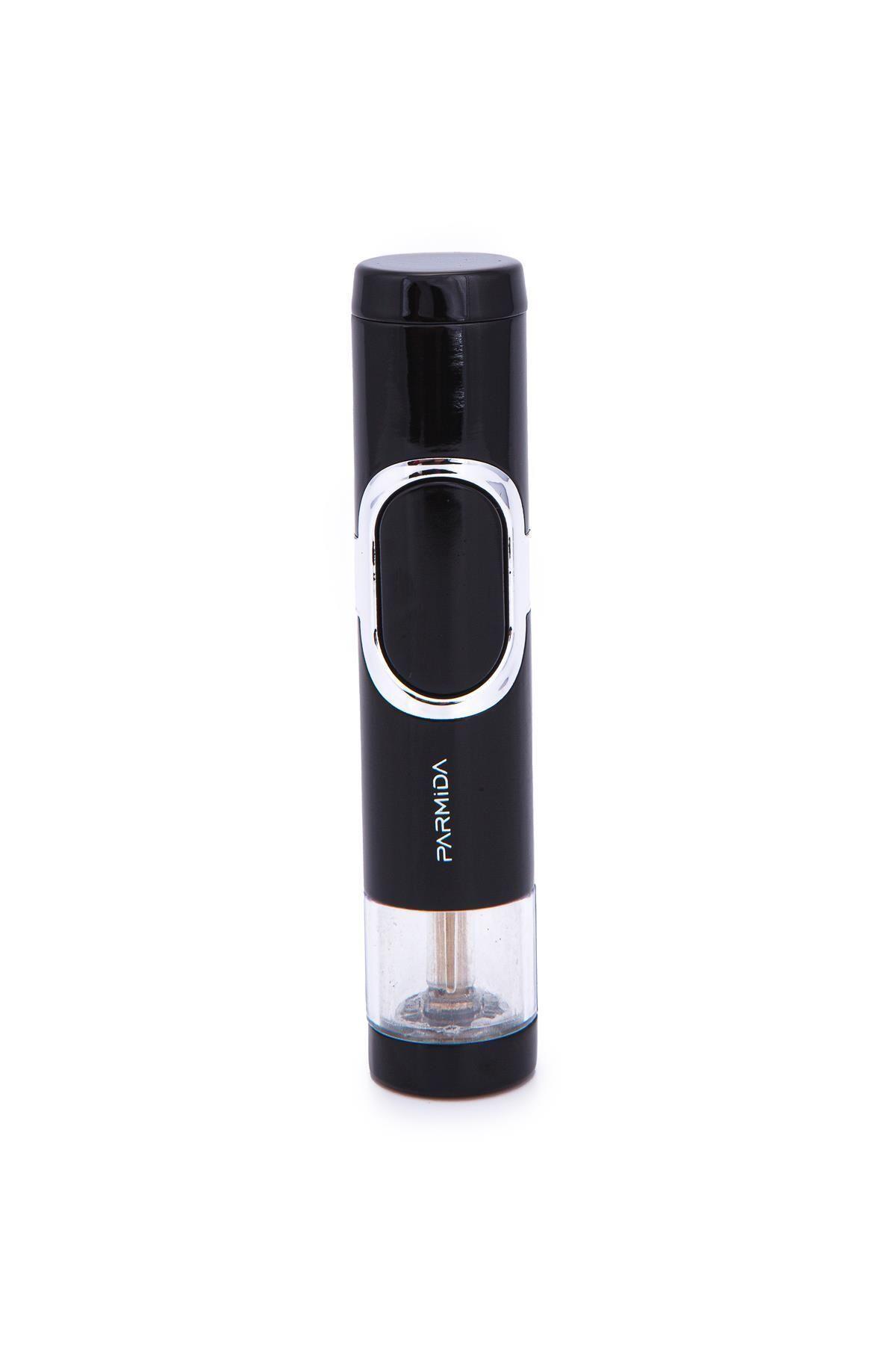 Tek Torch Pürmüz Gümüş Metal Puro Çakmağı PCM0641