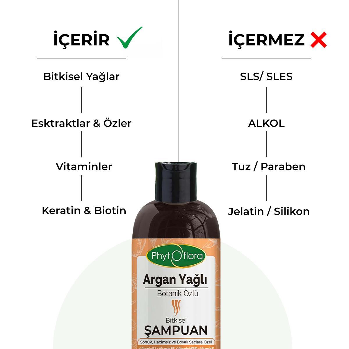 Argan Yağlı Botanik Özlü Bitkisel Şampuan 400 Ml