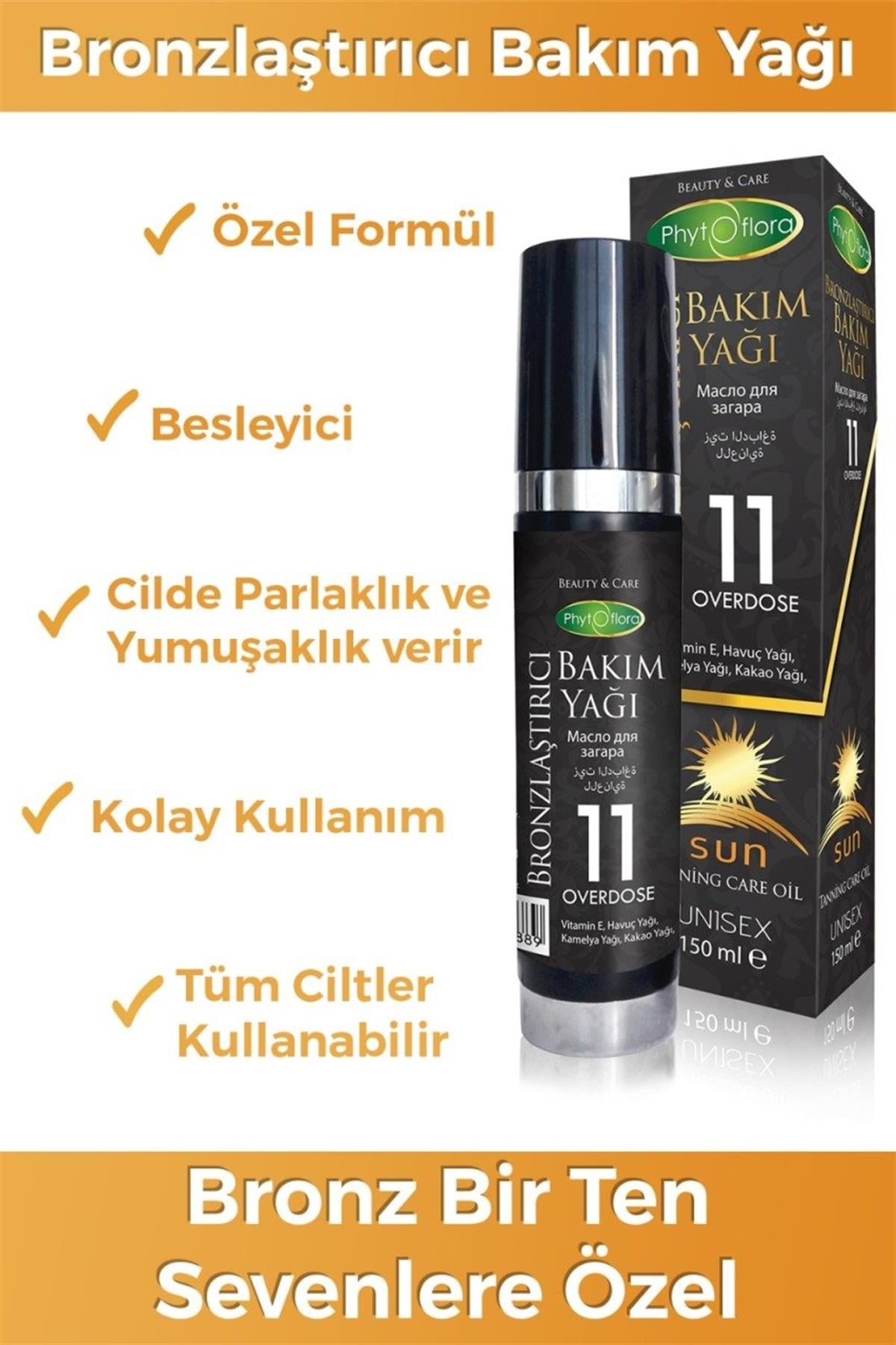 Bronzlaştırıcı Bakım Yağı 150 Ml