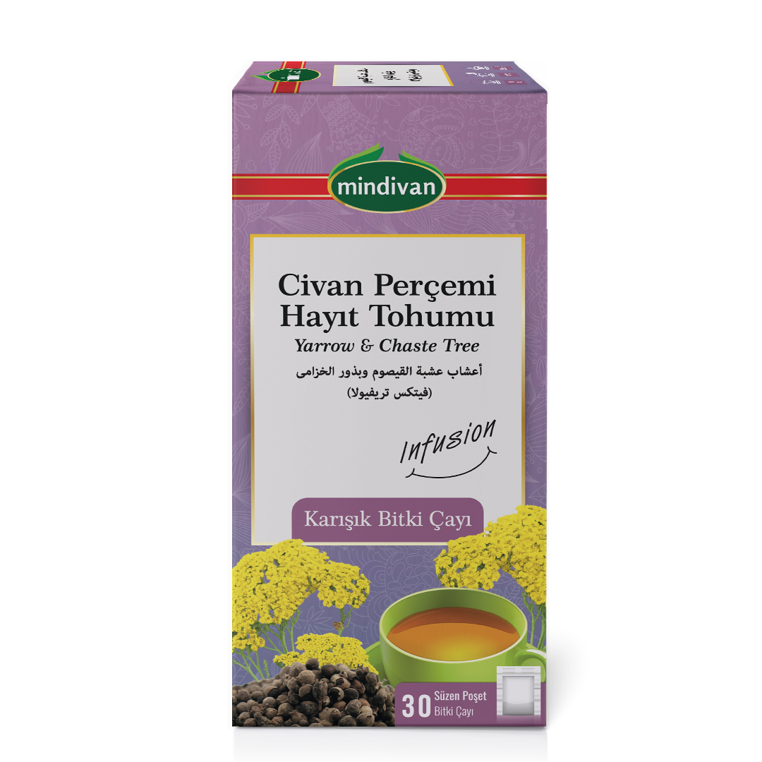 Civan Perçemi & Hayıt Tohumu Karışık Bitki Çay 30 Lu Süzen Poşet