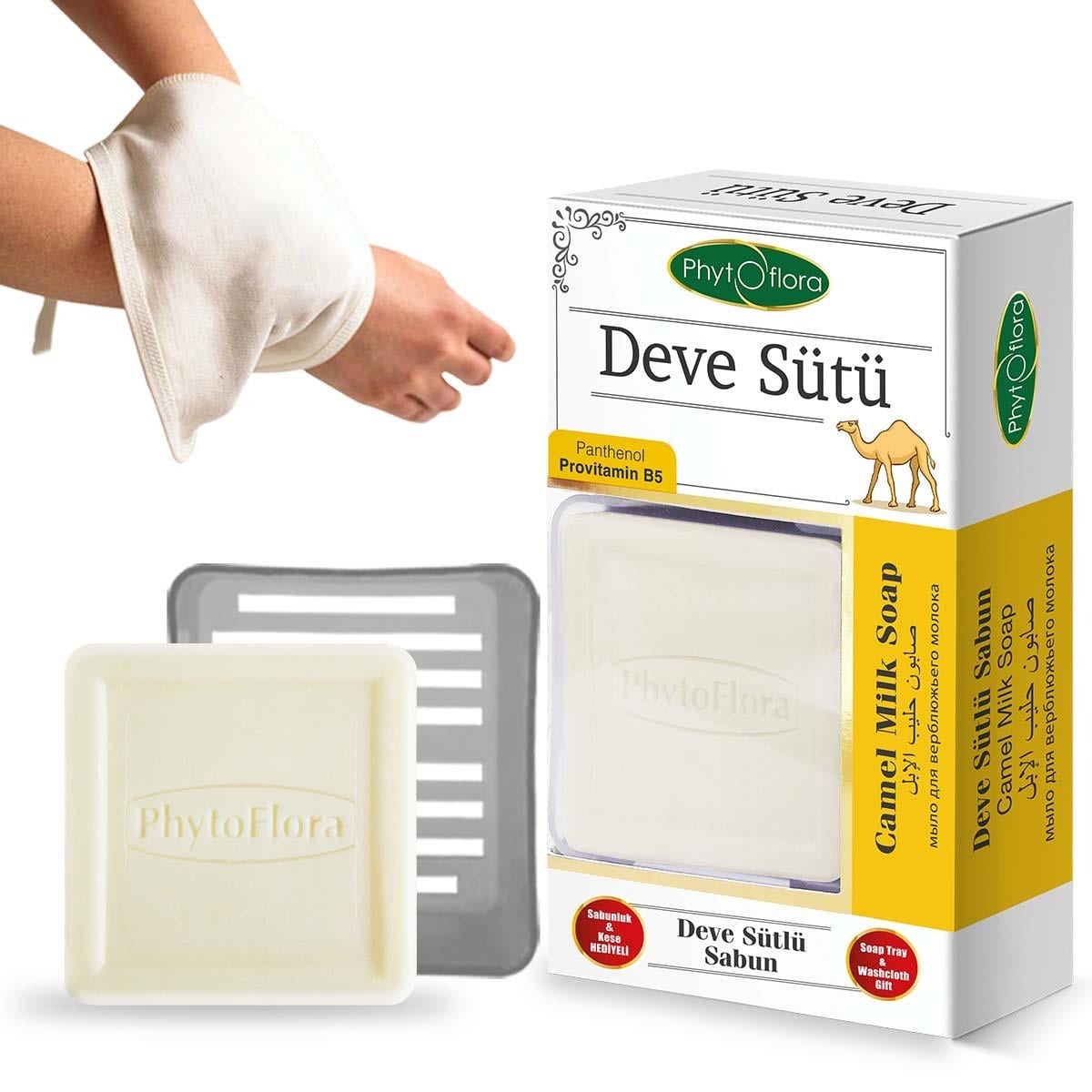 Deve Sütlü Sabun Kese Ve Sabunluk Hediyeli 125 G