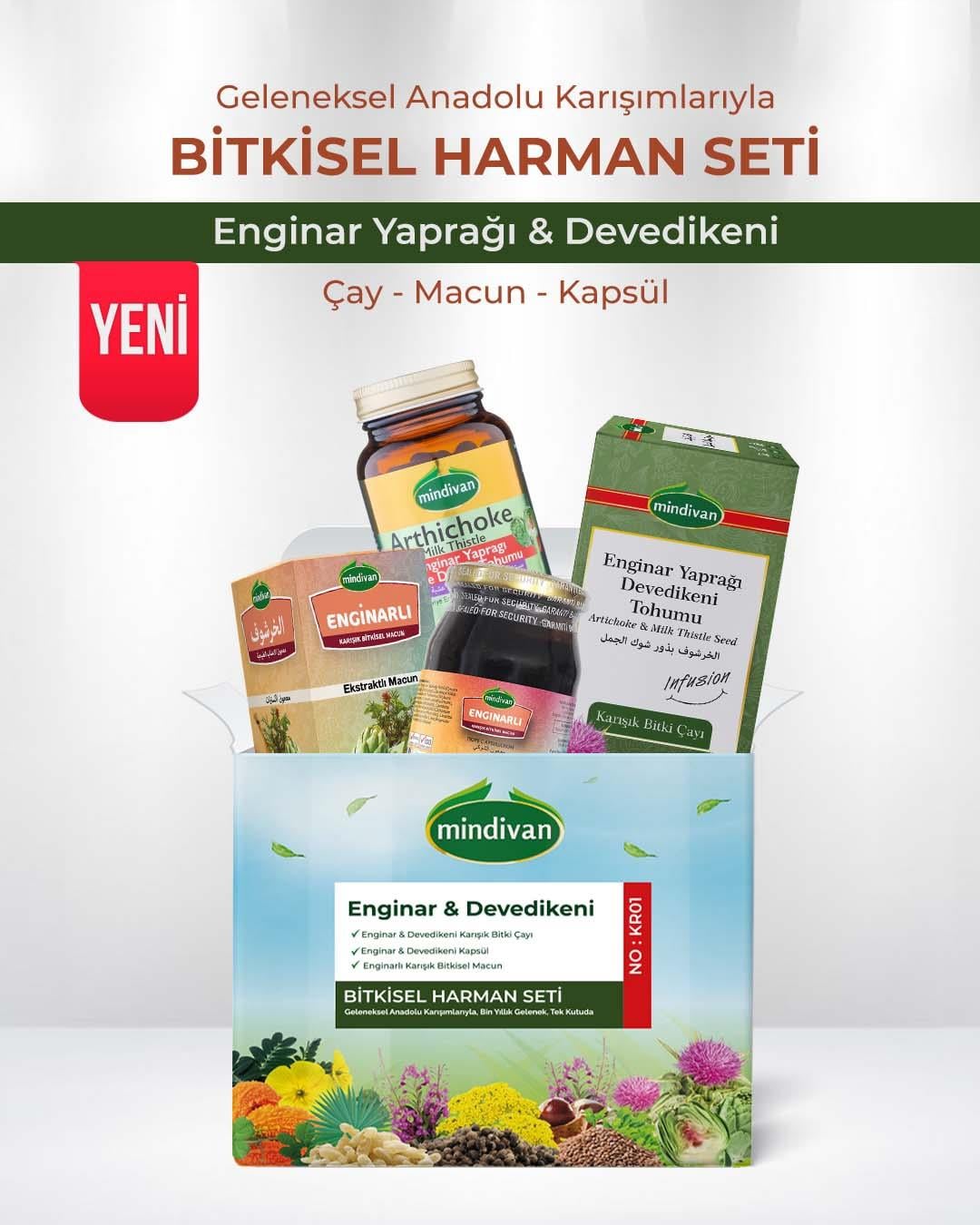 Enginar & Devedikeni Bitkisel Harman Seti No: Kr01