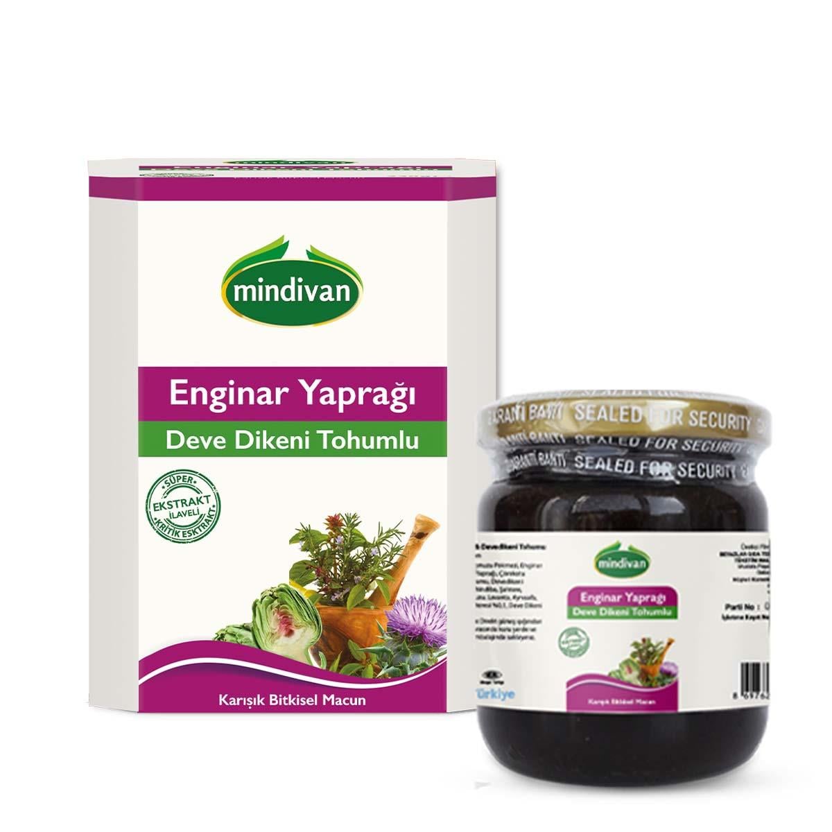 Enginar Yaprağı & Devedikeni Tohumu Karışık Bitkisel Macun 230 G