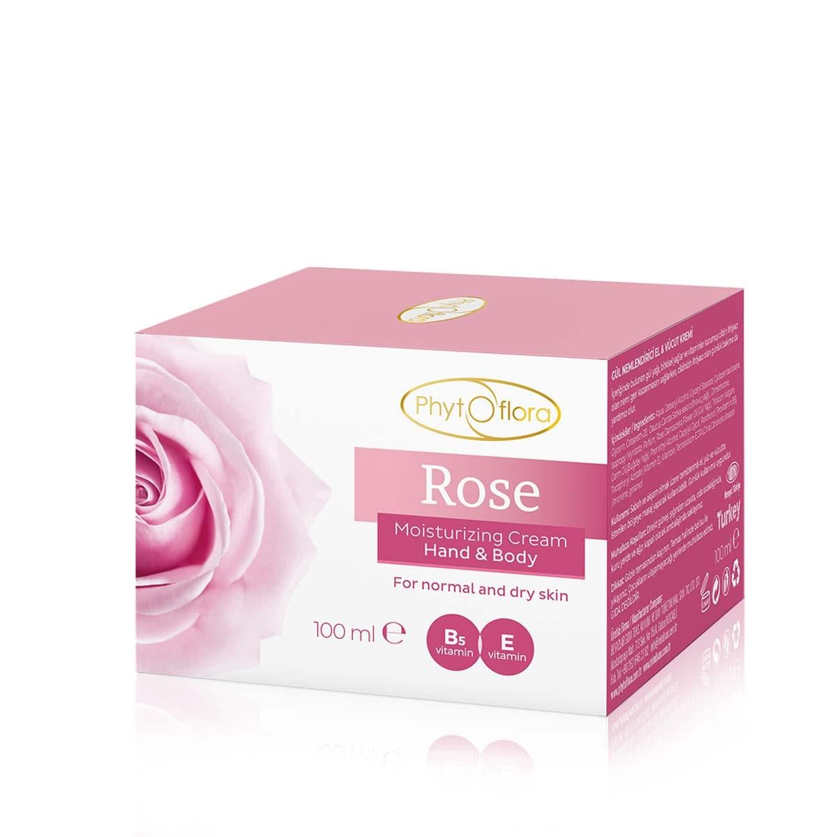 Gül Nemlendirici El Ve Yüz Kremi 100 Ml