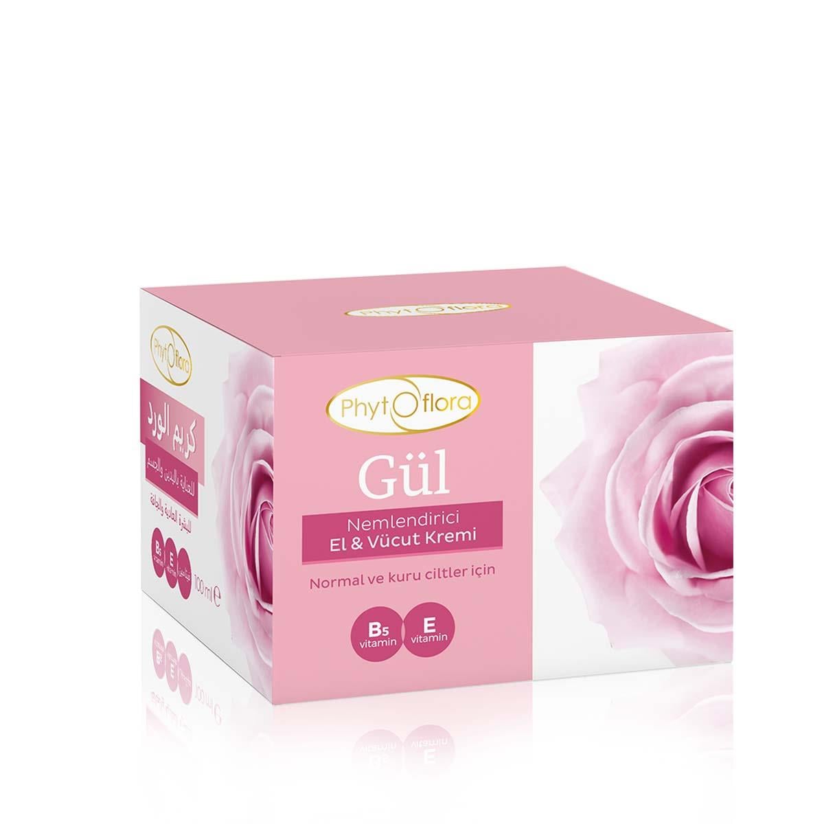 Gül Nemlendirici El Ve Yüz Kremi 100 Ml