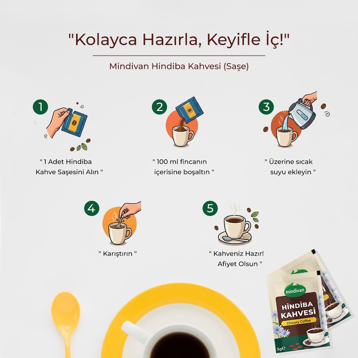 Hindiba Kahvesi 30lu Saşe