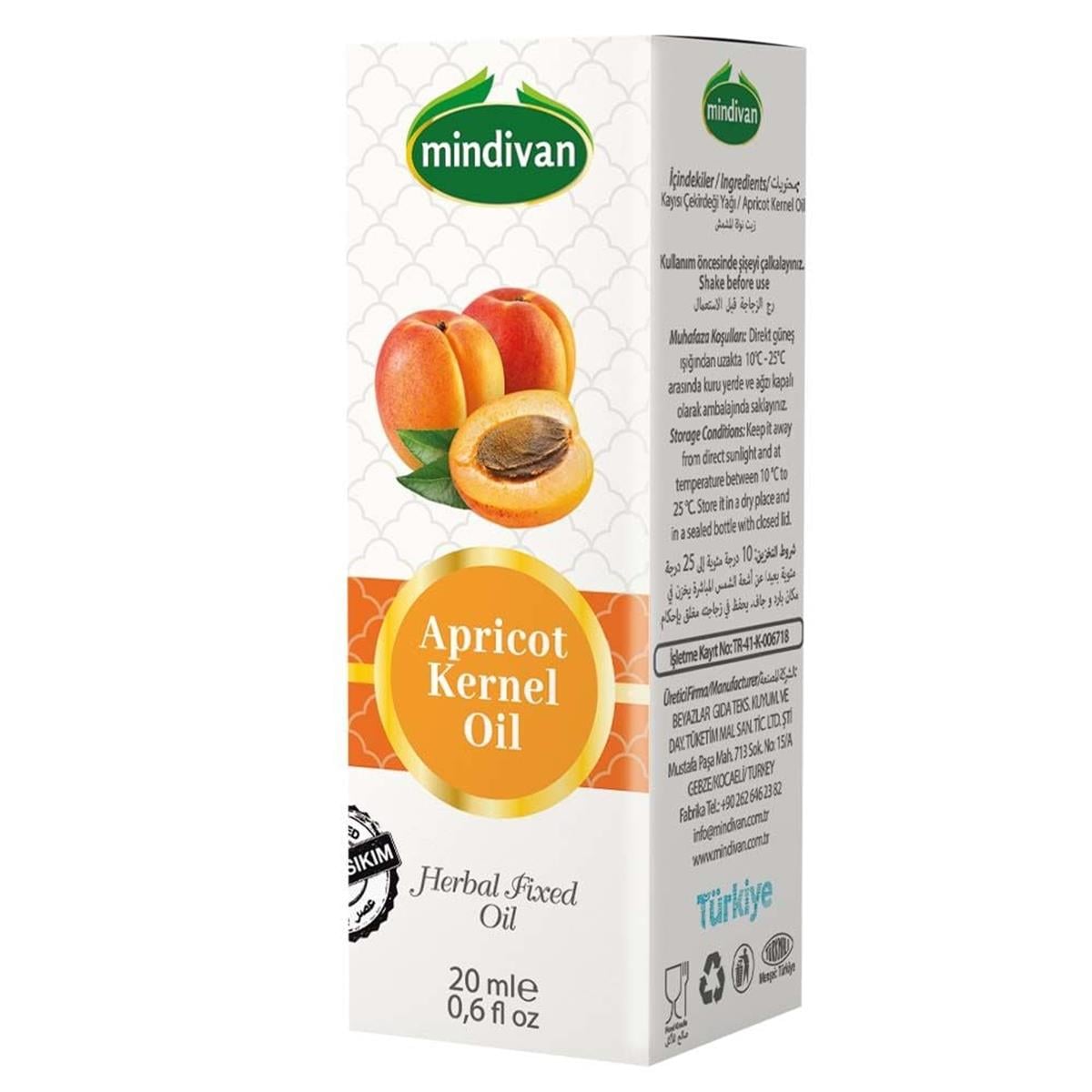 Saf Kayısı Çekirdeği Yağı 20 Ml
