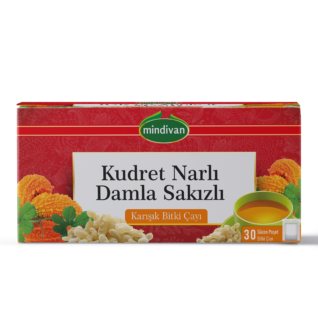 Kudret Narlı Damla Sakızlı Çay 30Lu Süzen Poşet