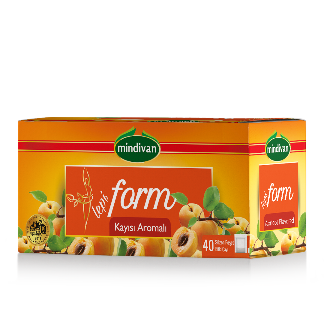 Lepi Form Kayısı Aromalı  Çay 40Lı ( Diet Destek Ürünü )