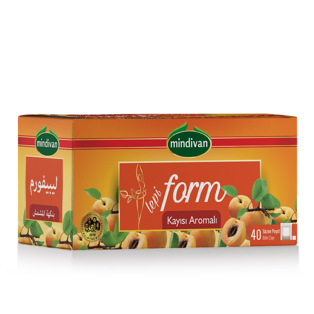Lepi Form Kayısı Aromalı  Çay 40Lı ( Diet Destek Ürünü )