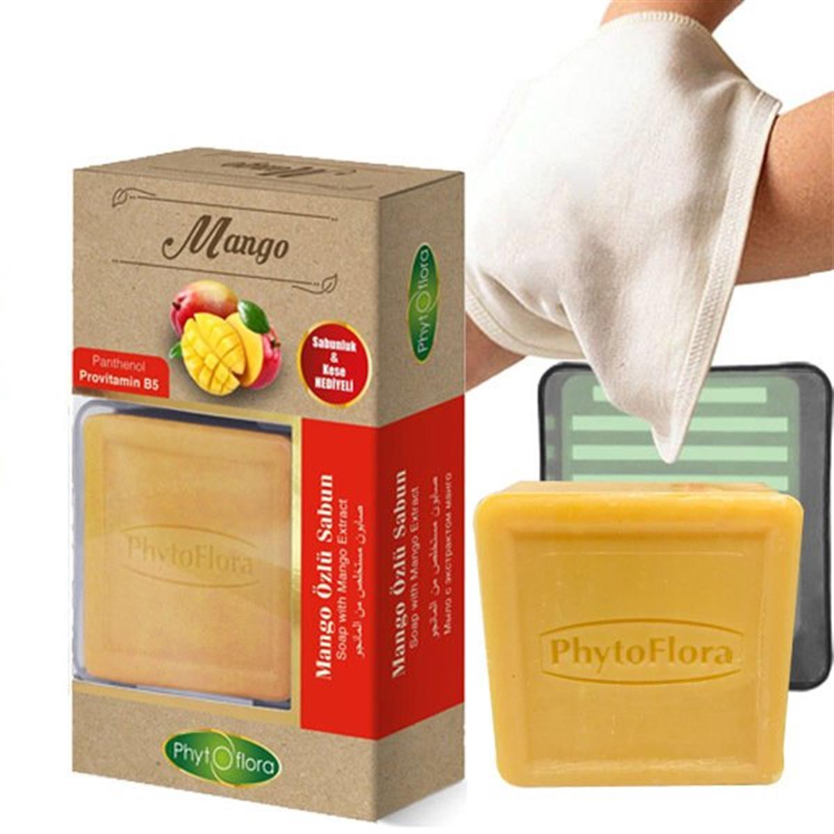 Mango Özlü Sabun Kese Ve Sabunluk Hediyeli 125 G