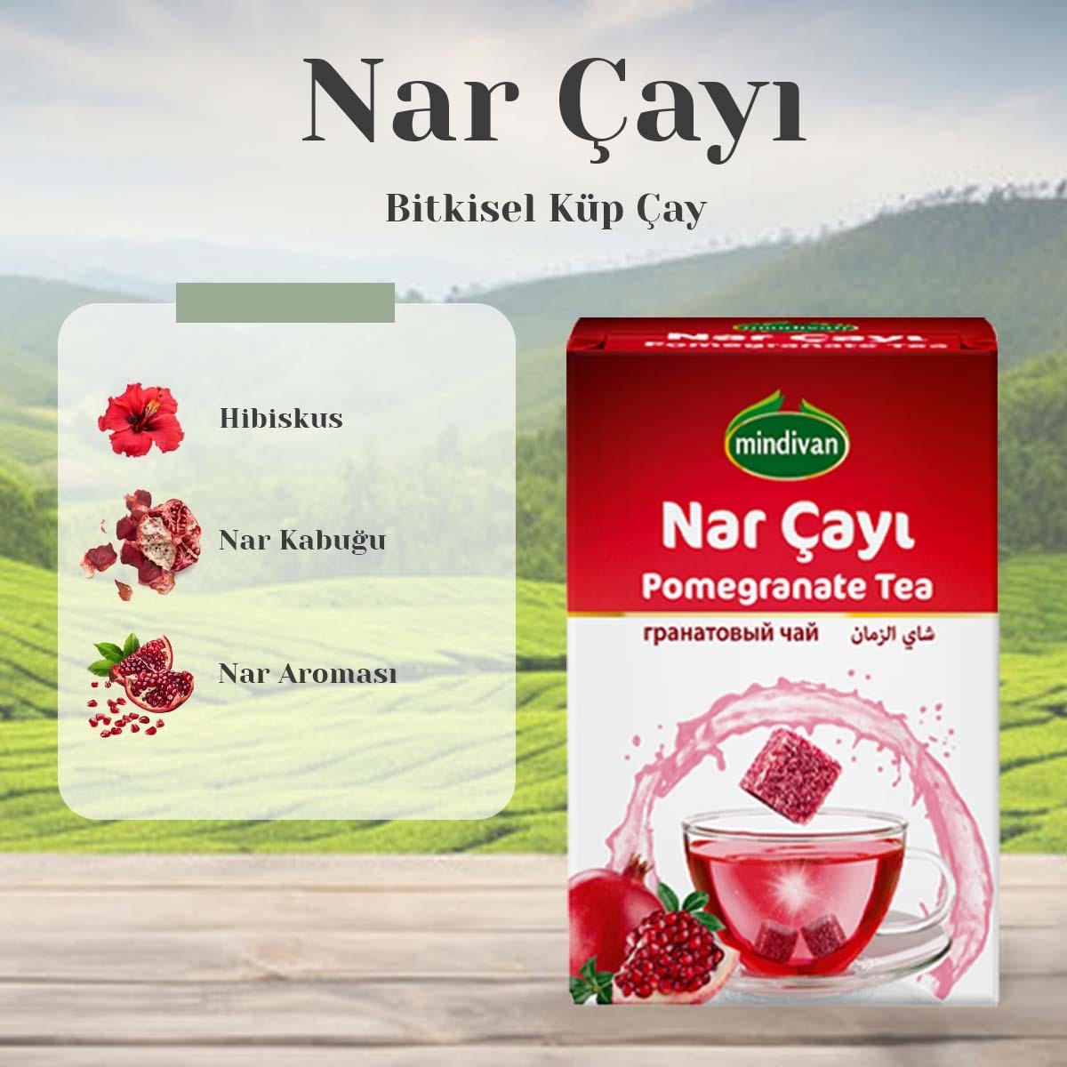 Küp Şeklinde Nar Çayı 150 G