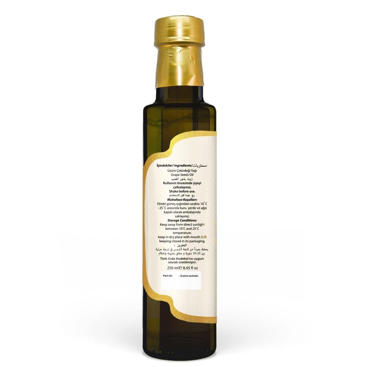 Saf Üzüm Çekirdeği Yağı  250 Ml