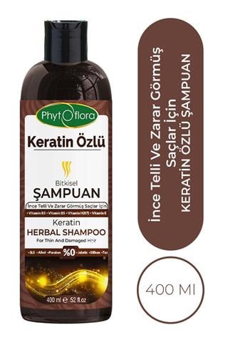  İnce Telli ve Zarar Görmüş Saçlar İçin Keratin Özlü Şampuan