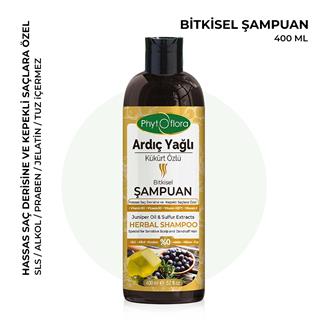 Ardıç Yağlı Kükürt Özlü Bitkisel Şampuan 400 Ml
