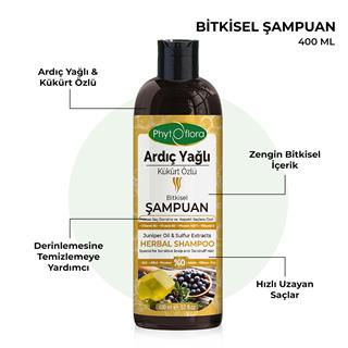 Ardıç Yağlı Kükürt Özlü Bitkisel Şampuan 400 Ml