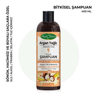 Argan Yağlı Botanik Özlü Bitkisel Şampuan 400 Ml