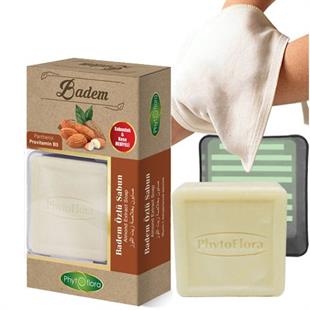 Badem Özlü Sabun Kese Ve Sabunluk Hediyeli 125 G