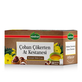 Çoban Çökerten & At Kestanesi Karışık Bitki Çay 30 Lu Süzen Poşet