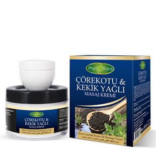 Çörekotu Yağlı & Kekik Yağlı Masaj Kremi 100+20 Ml