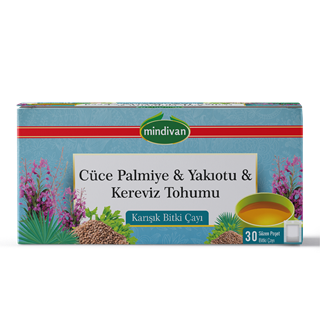 Cüce Palmiye & Yakıotu & Kereviz Tohumu  30 Lu Süzen Poşet
