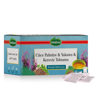 Cüce Palmiye & Yakıotu & Kereviz Tohumu  30 Lu Süzen Poşet