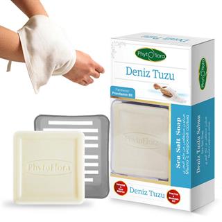 Deniz Tuzlu Sabun Kese Ve Sabunluk Hediyeli 125 G