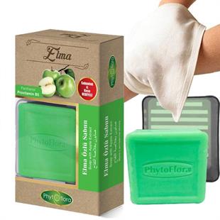 Elma Özlü Sabun Kese Ve Sabunluk Hediyeli 125 G