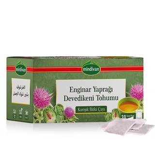 Enginar Yaprağı & Devedikeni Tohumu Karışık Bitki Çay 30 Lu Süzen Poşet