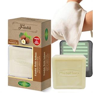 Fındık Özlü Sabun Kese Ve Sabunluk Hediyeli 125 G