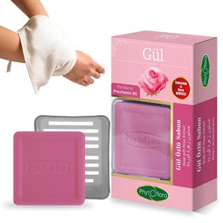 Gül Özlü Sabun Kese Ve Sabunluk Hediyeli 125 G