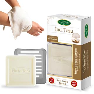 İnci Tozlu Sabun Kese Ve Sabunluk Hediyeli 125 G