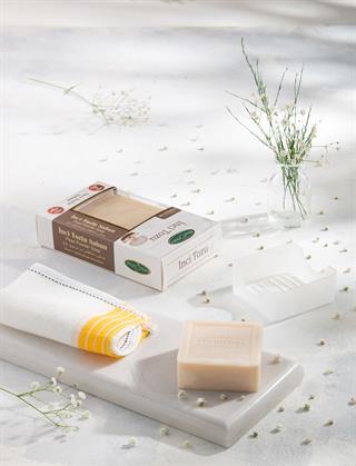 İnci Tozlu Sabun Kese Ve Sabunluk Hediyeli 125 G