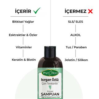 Isırgan Özlü Çam Terebentin Özlü Bitkisel Şampuan 400 Ml