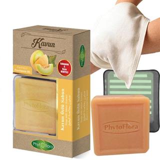 Kavun Özlü Sabun Kese Ve Sabunluk Hediyeli 125 G