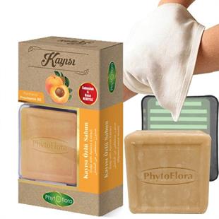 Kayısı Özlü Sabun Kese Ve Sabunluk Hediyeli 125 G