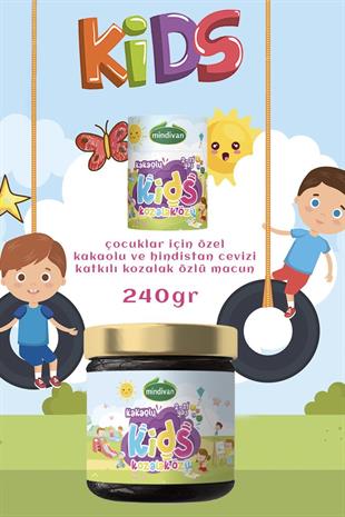 Kids Çocuklar İçin Özel Kakaolu Kozalak Macunu 240 G