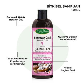 Sarımsak Özlü Botanik Özlü Bitkisel Şampuan 400 Ml