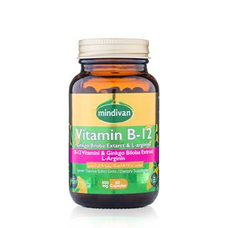 Vitamin B12 & Ginkgo Bloba Ekstresi & L Arginin 500 Mg 60 Kapsül