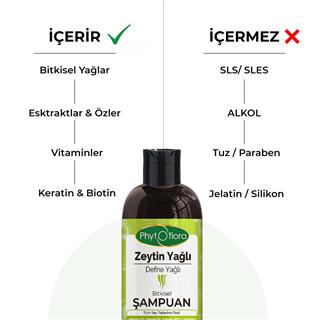 Zeytin Yağlı Defne Yağlı Bitkisel Şampuan 400 Ml
