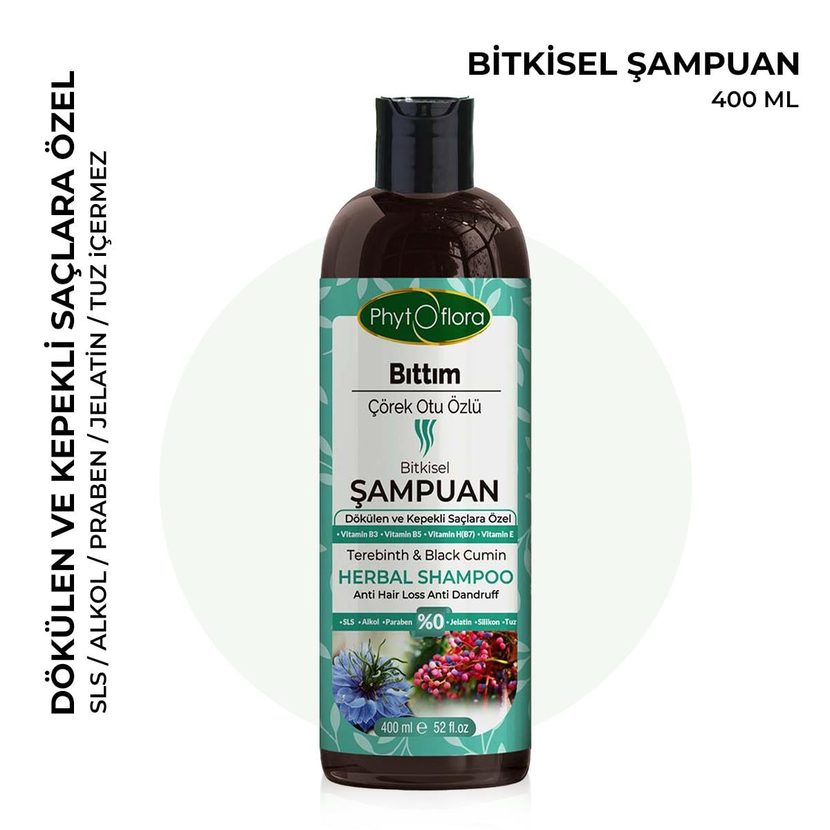 Bıttım Çörek Otu Özlü Bitkisel Şampuan