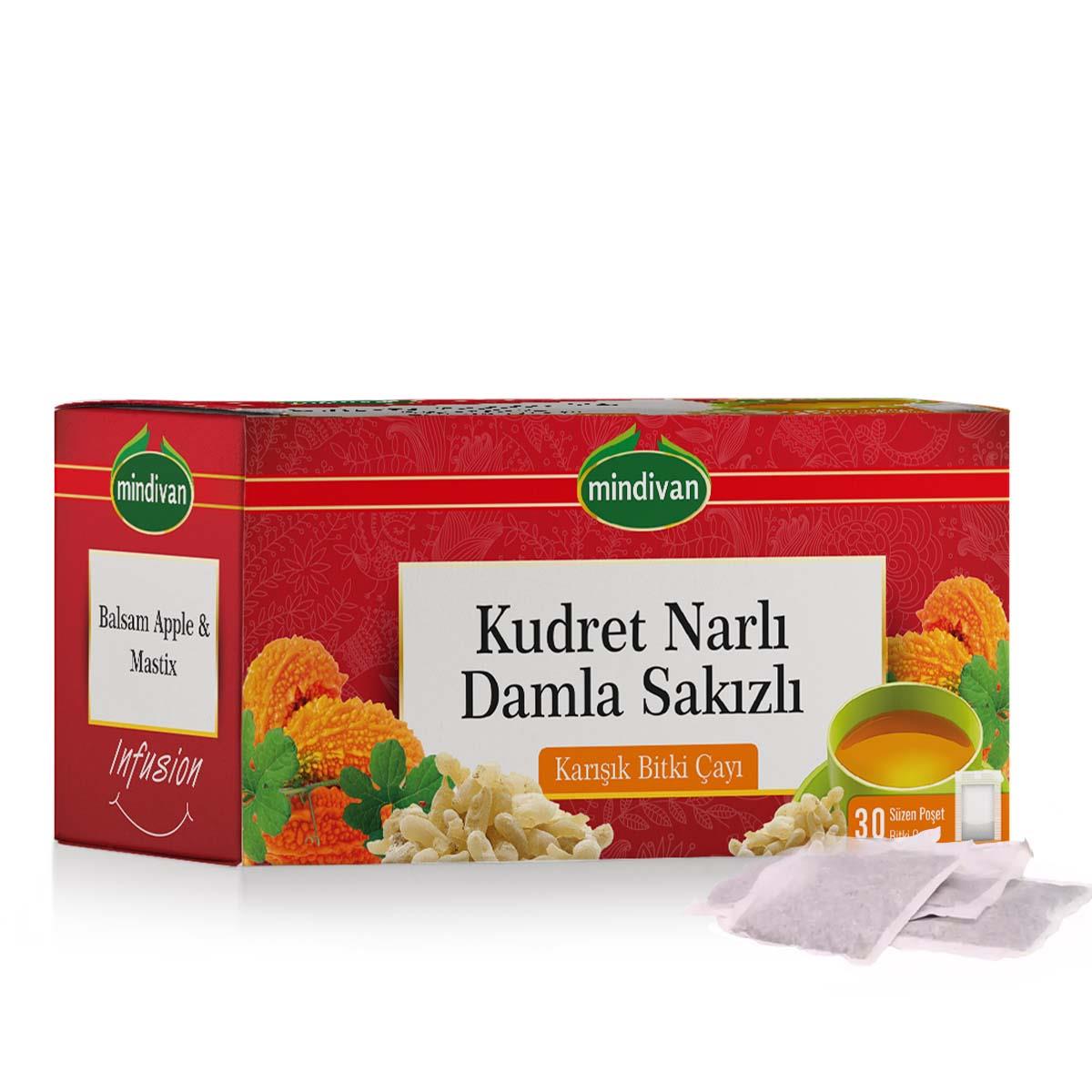 Kudret Narlı Damla Sakızlı Çay 30'Lu Süzen Poşet