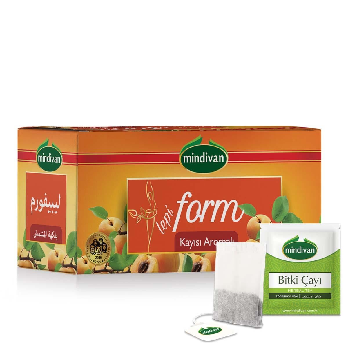 Lepi Form Kayısı Aromalı  Çay 40'Lı ( Diet Destek Ürünü )