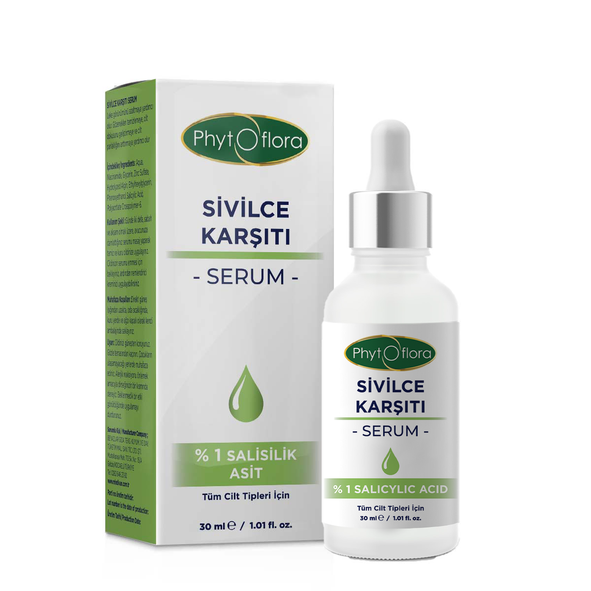 PHYTO FLORA SİVİLCE (ANTI ACNE) KARŞITI SERUM 30 ML