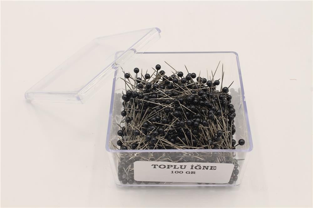 100 Gr Başlı Toplu İğne - STD Siyah