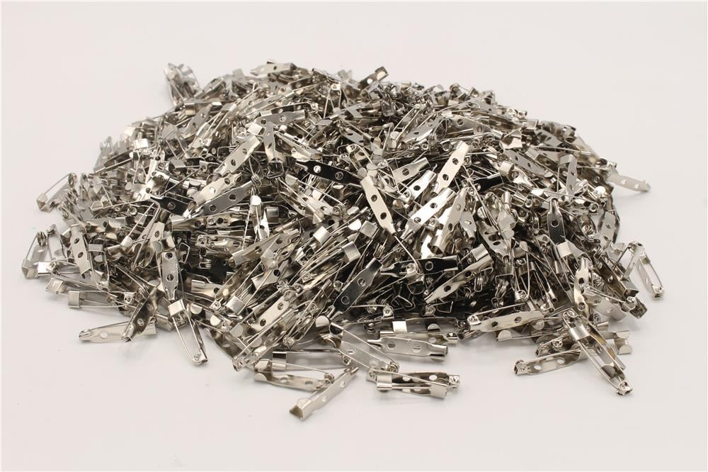 25 Mm Broş İğne - 25 Mm-1000 Li Nikel